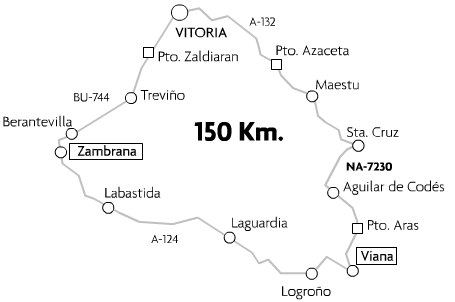 Recorrido Prueba Cicloturista BLAN 2011