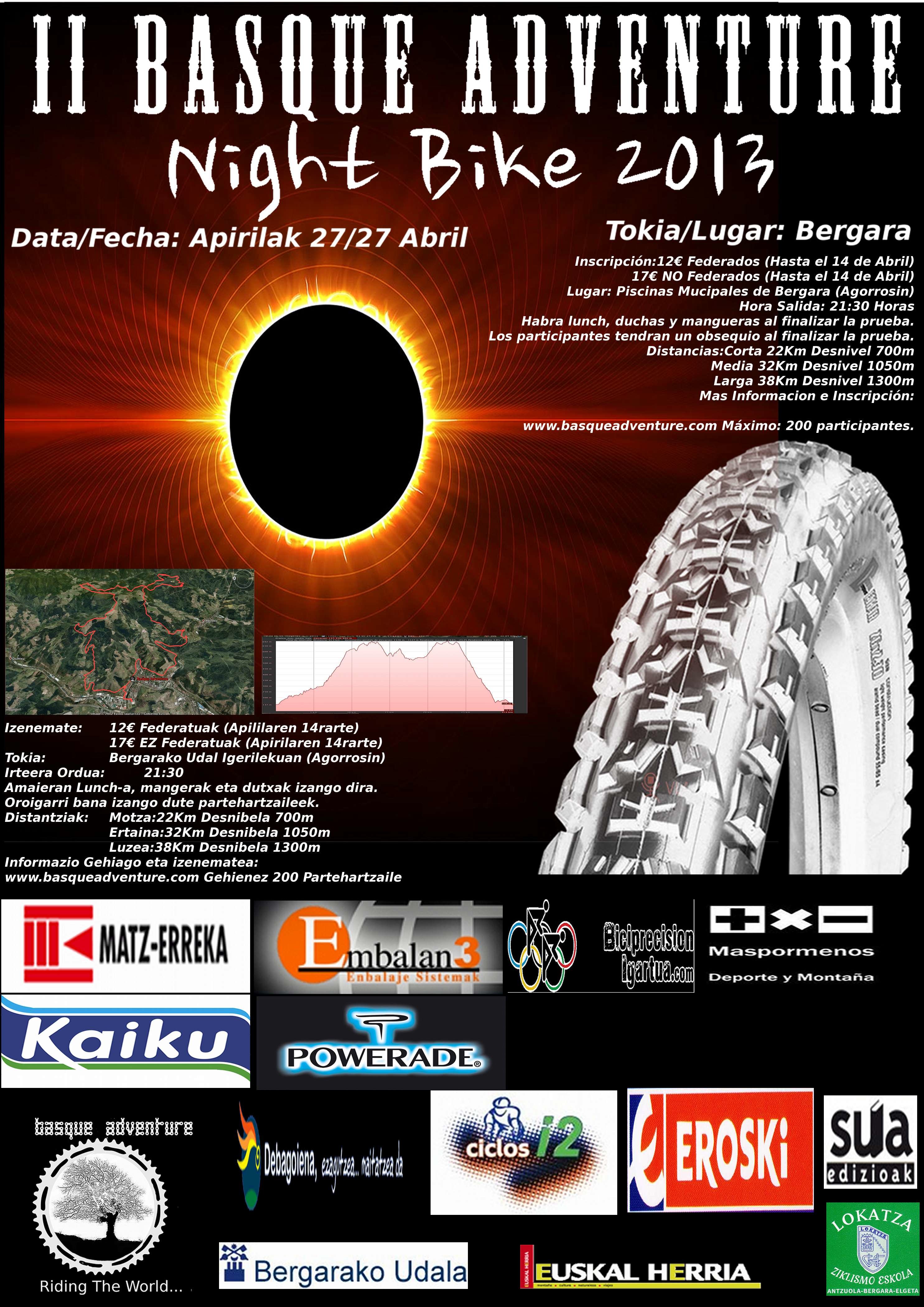 II Basque Adventure Night Bike 2013